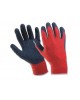 Manusi de protectie rosii semiacoperite latex cu manson elastic Top Strong